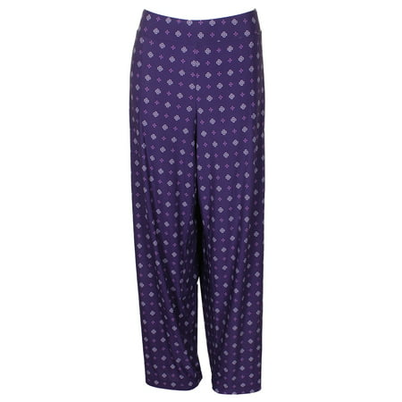 Alfani Purple Geo-Printed Knit Pajama Pants XXL - Walmart.com