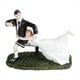 thumbnail image 3 of Decoración de pastel de boda, pareja de novia de baile romántico, figura de pareja de boda elegante y moderna, 3 of 8