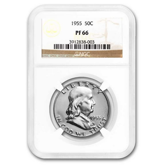 1955 Franklin Half Dollar PF-66 NGC