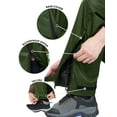 thumbnail image 5 of iCreek Men's Rain Pants Waterproof Over Pants Windproof Lightweight Hiking Pants Work Rain Outdoor for Golf, Fishing, 5 of 7
