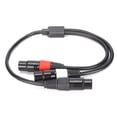 thumbnail image 3 of Cable XLR hembra de 5 pines a XLR hembra doble de 3 pines NikouMX, 3 of 8