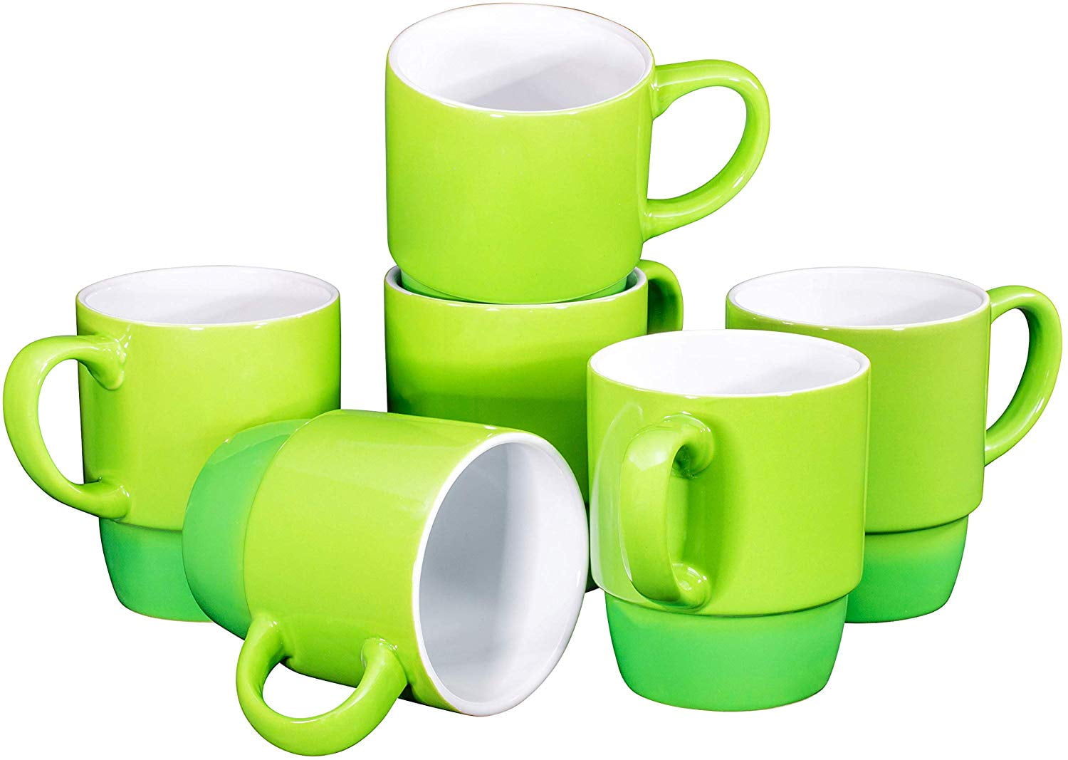 Nature Mug Green Coffee Mug Ceramic Mug Set Green Ceramic Mug Leaf Mug 15oz Mug Minimalist Mug Set Nature Ceramic Mug