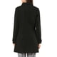 thumbnail image 3 of Abrigo de invierno de una sola botonadura con cuello Peter Pan para mujer INSPIRE CHIC XS negro, 3 of 7