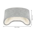thumbnail image 2 of QIFULL Warm Grey Ear Muffs for Adults Elastic Earmuff Headband for Winter Use, 2 of 8
