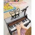 thumbnail image 2 of Teclado y piano de juguete Poiacmvoia de 37 teclas para niños con micrófono, 2 of 9
