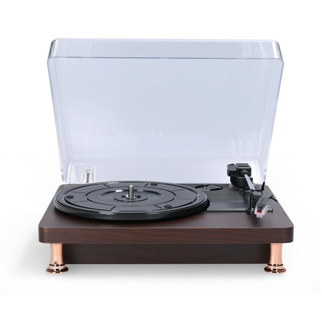 Lecteur de Disques, avec Couvercle Style Lecteur avec Couvercle Lecteur Lecteur avec Lecteur Vinyle Wyan Eryue