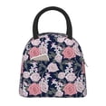 thumbnail image 1 of Balery Rose Flowers Bolsa de Almuerzo para Mujeres, Caja de Almuerzo, Bolsa de Almuerzo Pequeña Impermeable, Tote de Almuerzo Reutilizable con Gran Capacidad, 1 of 6