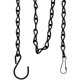 thumbnail image 2 of Paquete de 2 cadenas colgantes de 35 pulgadas para comederos de pájaros, jardineras, farolillos y adornos (negro), 2 of 4
