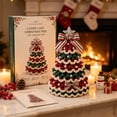 thumbnail image 6 of Crochet Christmas Tree Kit, DIY Beaded Christmas Tree Kit, Crochet Christmas Craft for Adults and Beginners, Handmade Woven Christmas Tree for Christmas Home Decor, 6 of 7