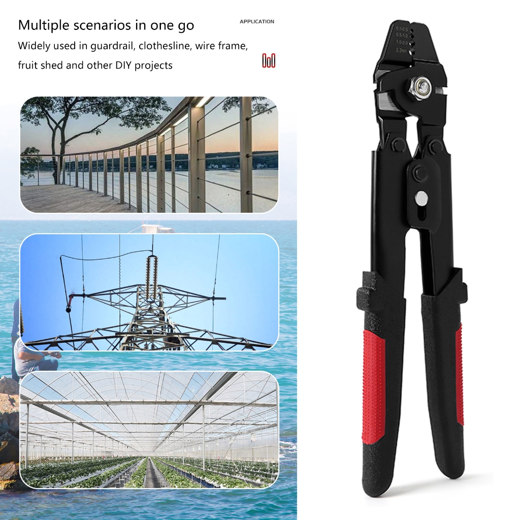 Fishing Crimping Tool Fishing Wire Line Crimping Rigging Kit Fishing Pliers Wire