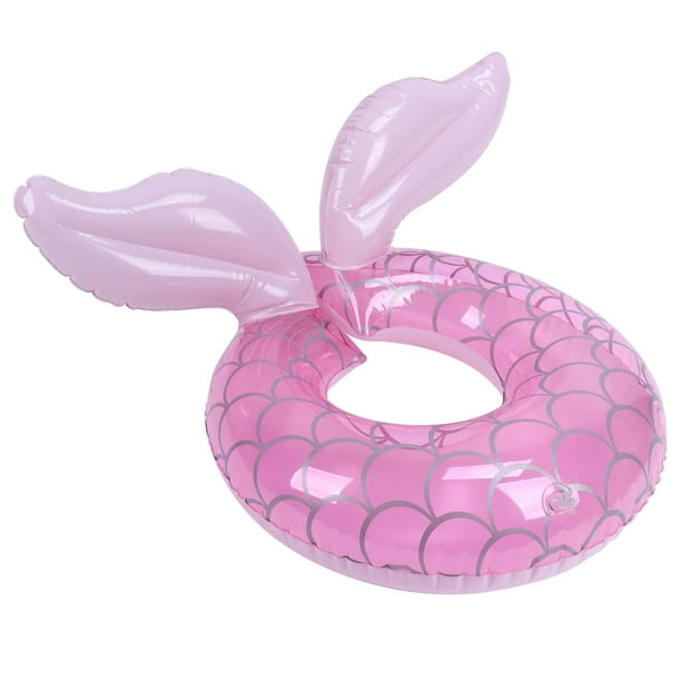 Pink Swimming Ring for Kids Inflatable Tube Toy Swimming Pool Float Ring Beach Water Toys Party Supplies