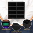 thumbnail image 3 of Soporte para cinturones de artes marciales organizador a prueba de polvo de fieltro para boxeo Jiu Jitsu Judo, 3 of 9