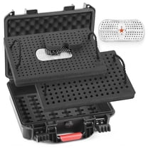 490Rounds 9mm & 22LR Ammo Storage Case with Desiccant - Waterproof, Drop-Resistant Ammo Case, Lockable Bullet Case for Safe Ammo Storage Box & Transport