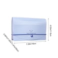 thumbnail image 3 of Fwttom Plastic Ticket Pouch, Colorful 13-Compartment Smiling Face A6 Document Organizer Waterproof Receipt & Document Storage Pouch, 3 of 6