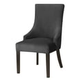 thumbnail image 1 of Silver Fox Velvet Cloth Elastic Home Hotel Dining Chair Small Armchair Cover, 1 of 5