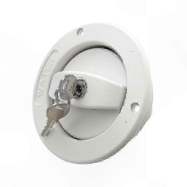 Trailer Water Tank Inlet with Lock - Gravity Feed Hatch for RV and Caravan Accessories
