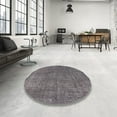 thumbnail image 3 of Ahgly Company Indoor Rectangle Mid-Century Modern Purple Oriental Area Rugs, 6' x 9', 3 of 6