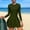 *Green, variant on Women's UV Protection Quick Dry Surf Set Long Sleeve Zip Tankini Dress with Built in Pads and Shorts Hot Pink,Womens Plus XL