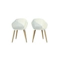 thumbnail image 4 of Amazonia Assen 2-Piece Chair Set, Eucalyptus Wood Legs, Ideal for Outdoors and Indoors, 4 of 4