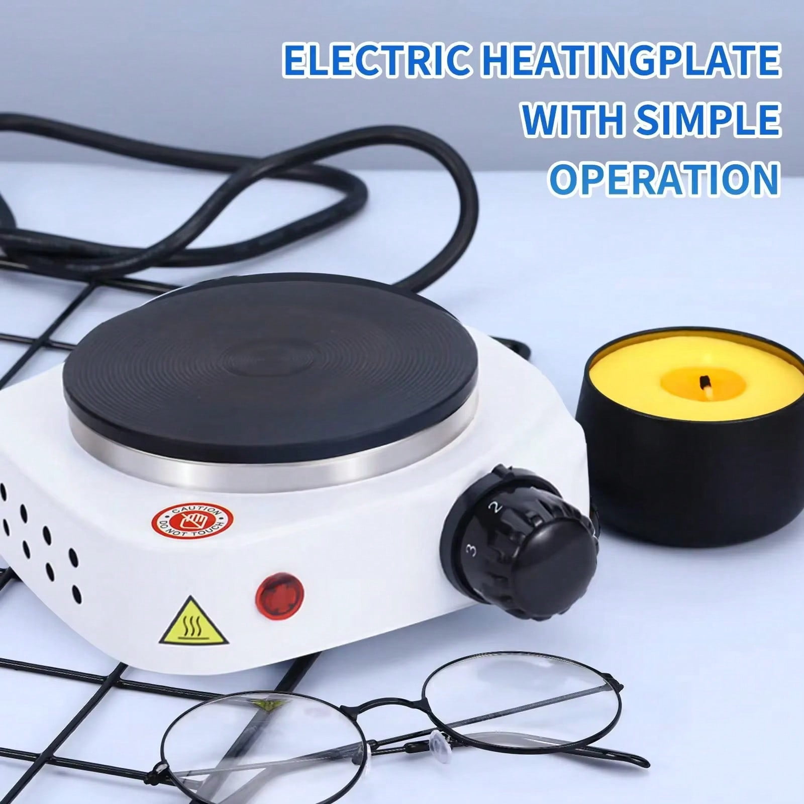Professional Candle Making Kit with 7 Tools – Including Electric Wax Warmer, Thermometer & Heat Gun – DIY Crafting Set