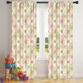 thumbnail image 4 of Pioneer Flower Floral Print Pattern Insulated Teens Curtains Set Of 2, Bedroom Essentials, Toddler Room Decor 42"x84", 4 of 4
