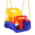 thumbnail image 1 of Convertible 3-in-1 Baby Swing Seat, Anti-Flip Snug & Secure Detachable Infants to Teens Kids Swing for Year-Round Outdoor Fun, Multi-color, 1 of 5