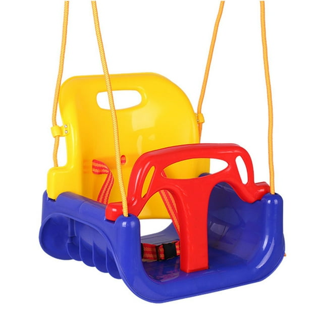 Convertible 3-in-1 Baby Swing Seat, Anti-Flip Snug & Secure Detachable Infants to Teens Kids Swing for Year-Round Outdoor Fun, Multi-color