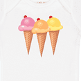 thumbnail image 4 of Inktastic 3 Scoops of Ice Cream Girls Baby Bodysuit, 4 of 5