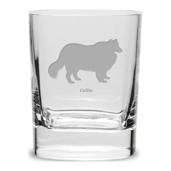 Collie Luigi Bormioli 11.75 oz Square Round Double Old Fashion Glass