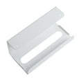 thumbnail image 3 of Cubierta para soporte de caja de pañuelos, caja de almacenamiento de pañuelos montada en la pared debajo del gabinete, hogar y Blanco, 3 of 9