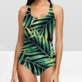thumbnail image 2 of Gswybco Summer Swimsuits for Women Period Swimwear 1 Piece Crew Neck Bathing Swimwear Sleeveless Camisoles Beachwear Swimwear with Chest Cushion, 2 of 6