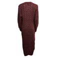 thumbnail image 4 of Vestido de punto VISgogo para mujer manga larga moda, 4 of 5
