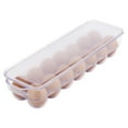 thumbnail image 5 of Mainstays Clear Plastic Egg Holder for Refrigerator (Holds 14 Eggs), Made for Refrigerator Egg Storage, 5 of 7