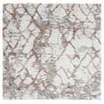 thumbnail image 5 of SAFAVIEH Horizon Milica Abstract Shag Area Rug, Ivory/Rust, 4' x 6', 5 of 8