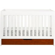 Baby Mod ParkLane 3-in-1 Baby Convertible Crib Amber and White