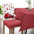 thumbnail image 2 of Dining Chair Slipcover, Happy Valentine''s Day Truck Heart Love Red White Stretch Kitchen Chair Covers Removable Parsons Chair Protector Covers for Dining Room Banquet Party, Set of 4, 2 of 4