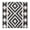White-66, variant on Waterproof Tablecloth Boho chic Tribal Rustic Nordic Style Earthy Symmetrical Design, Backed for Secure Table Protection