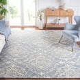 thumbnail image 3 of SAFAVIEH Blossom Kestrel Geometric Wool Area Rug, Blue/Ivory, 10' x 14', 3 of 6
