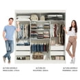 thumbnail image 4 of Ropero Closet Madesa Reno 3 Puertas Corredizas con Espejos, 4 of 5