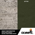 thumbnail image 3 of Olympic Rescue It Solid Exterior Deck Resurfacer and Primer with Sealant Pocono Pine, 3 Gallon, 3 of 7