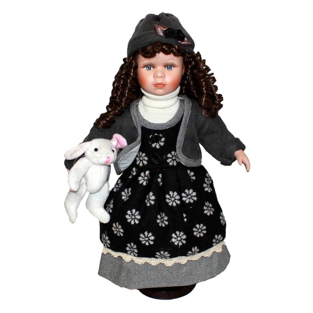 Muñeca de porcelana victoriana Yotijar 16 pulgadas con soporte
