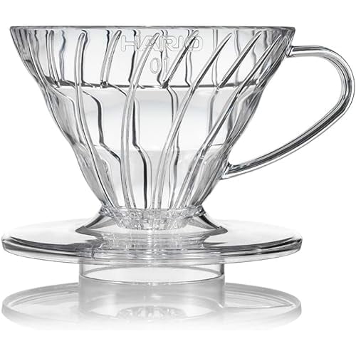 HARIO V60 01 transparent coffee dripper clear coffee drip for 1-2 cups VDR-01T