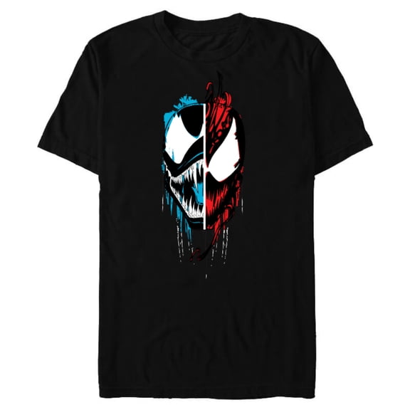 Marvel Venom: Let There Be Carnage Face-Off Standard - Short Sleeve Blended T-Shirt for Adults – Customized-Black