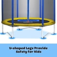 thumbnail image 2 of ORCC 4.5/5FT Kids Trampoline with Safety Net Pad,Supports up to 220 Pounds(Ages2-10), 2 of 8