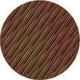 thumbnail image 1 of Ahgly Company Machine Washable Indoor Round Transitional Black Brown Area Rugs, 7' Round, 1 of 7