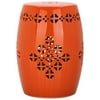 Safavieh Quatrefoil Round Garden Stool