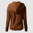 thumbnail image 4 of Womens Lightweight Comfy Warm Plus Size Jackets Zip Up Hoodies 2024 Winter with Pockets, 4 of 6