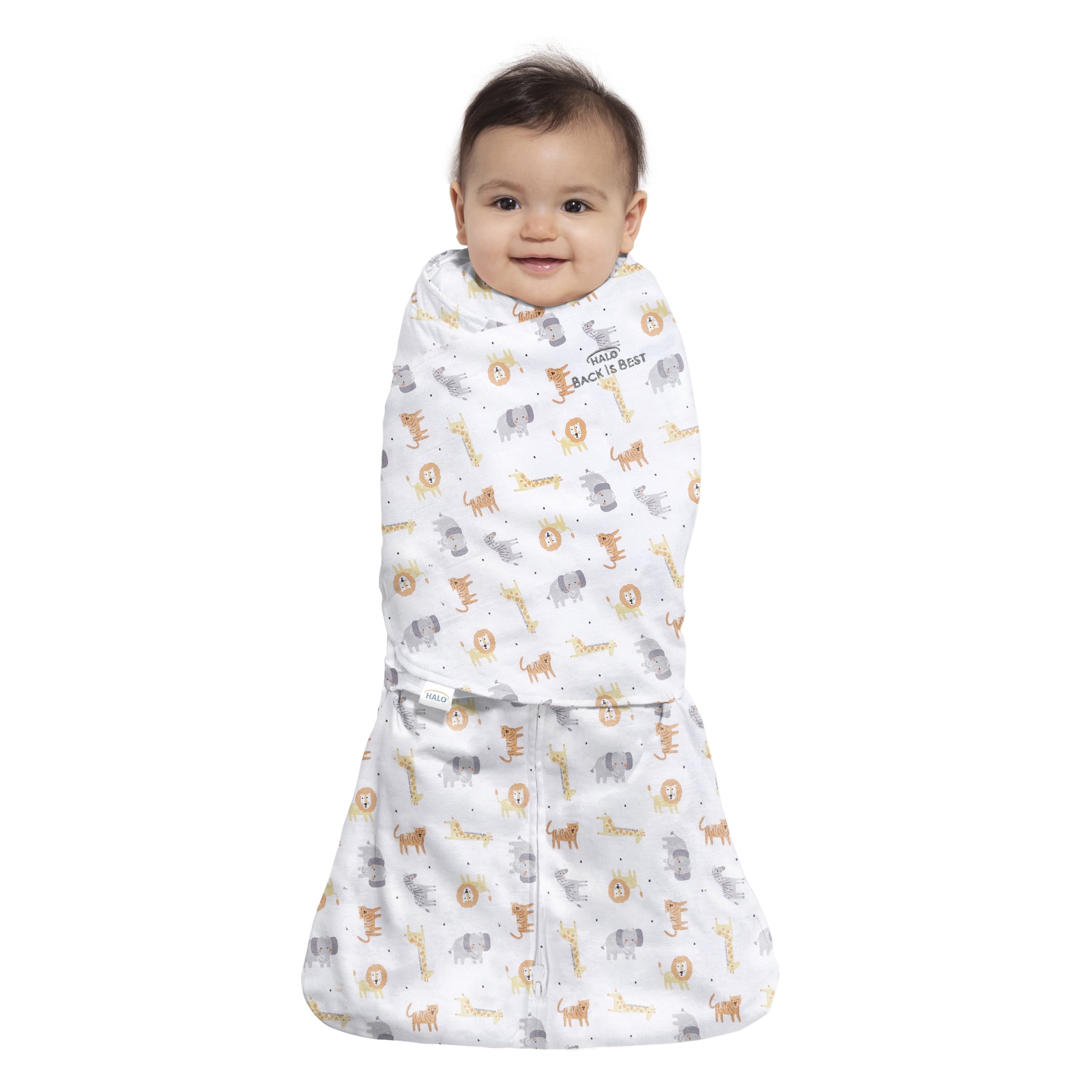 Halo Sleepsack Swaddle 100 cotton Jungle Newborn Unisex Preemie Walmart