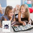 thumbnail image 2 of Hockey Card Zipper Binder 400 Pockets,Gifts for Hockey Trading Cards Collectors,Card Storage Bag with Removable Sleeves for Sports Hockey Cards, 2 of 6