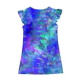 thumbnail image 6 of JUSLIO Girls Flying Sleeve Dress Print Casual Dresses Size 3 Y, 6 of 6